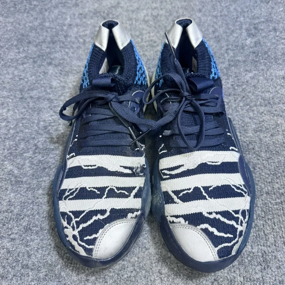 Adidas Basketball Shoes Mens 10 Trae Young 2.0 Navy Blue ID2210 EUC